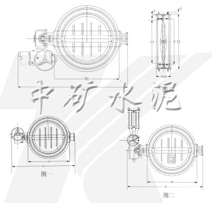 高溫蝶閥(YDDB型)(煙道擋扳)