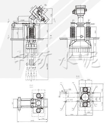 SZT300-Ⅱ熟料散裝機(jī)示意圖